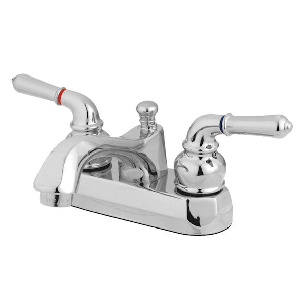 KS4261NML 4" Centerset Bathroom Faucet, Polished Chrome